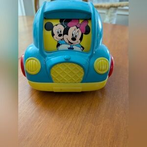 Disney Mickey/Minnie Mouse, Donald/Daisy Duck, Goofy Rolling Toy Rattle Car